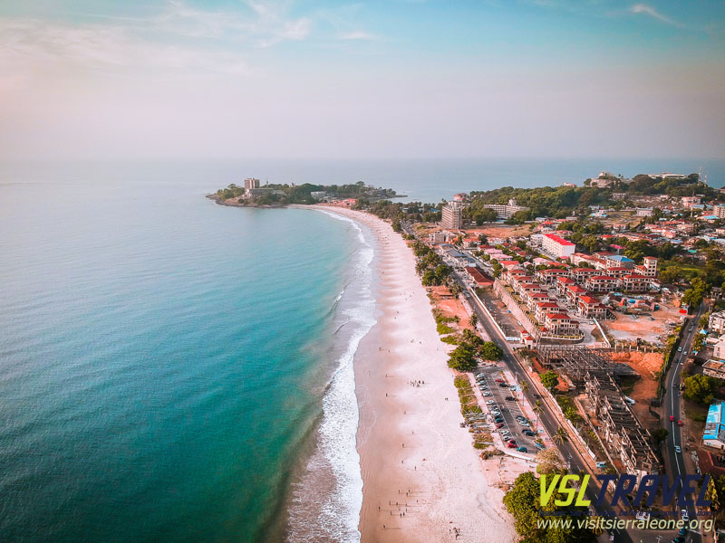 Sunset at Lumley Beach, Freetown